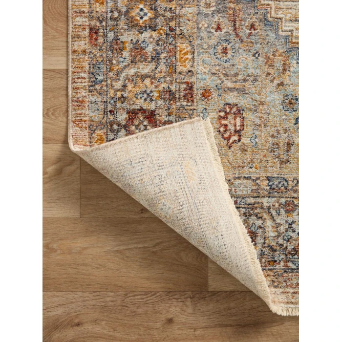 Loloi II Sorrento Multi / Sunset 5'-3" x 5'-3" Round Accent Rug