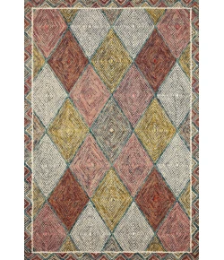 Loloi Spectrum SPE-02 TURQUOISE / FIESTA Area Rug 3 ft. 0 in. X 3 ft. 0 in. Round