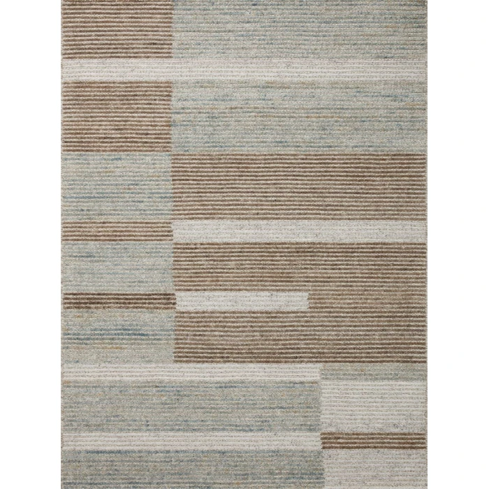 Loloi Stiles Tobacco / Lagoon STI-02 2 ft. 6 in. X 9 ft. 9 in. Rectangle Rug