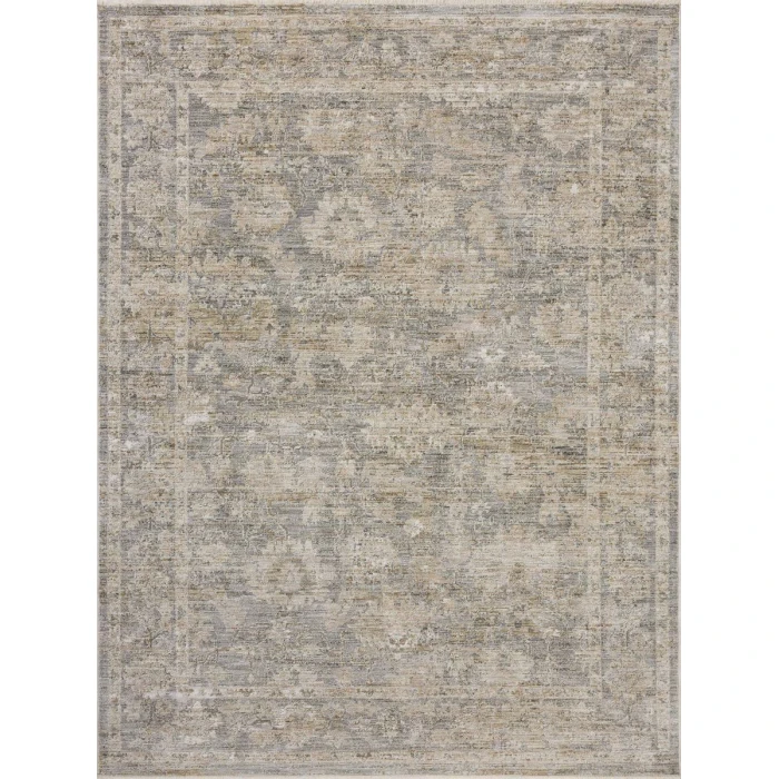 Loloi Tabitha Slate / Natural TAI-04 6 ft. 7 in. X 9 ft. 2 in. Rectangle Rug