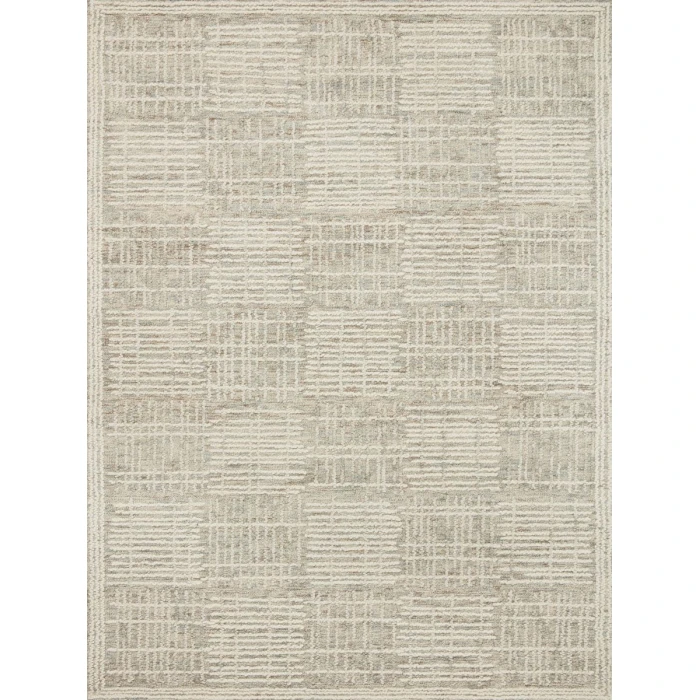 Loloi Tallulah Mist / Ivory TLL-02 18 in. X 18 in. Sample Rug