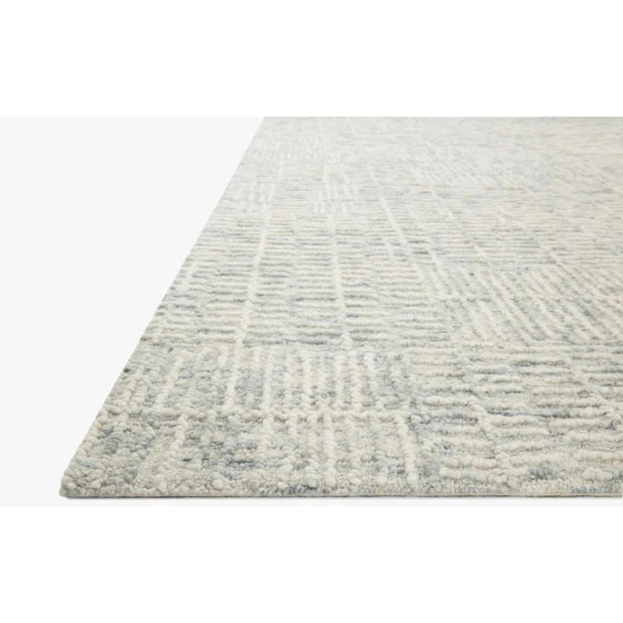 Loloi Tallulah Sky / Ivory TLL-03 18 in. X 18 in. Sample Rug