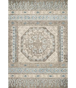 Loloi Tatum TW-02 STONE / BLUE Area Rug 18 in. X 18 in. Sample