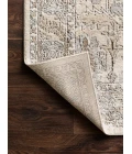 Loloi Teagan Ivory / Sand TEA-03 18 in. X 18 in. Sample Rug