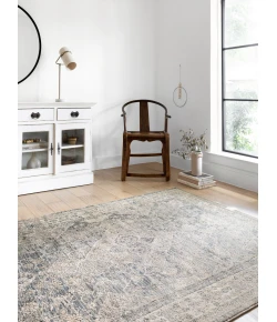 Loloi Teagan TEA-04 SKY / NATURAL Area Rug 2 ft. 8 in. X 10 ft. 6 in. Rectangle