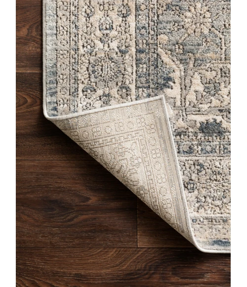 Loloi Teagan Sky / Natural TEA-04 18 in. X 18 in. Sample Rug