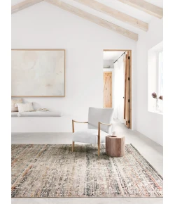 Loloi Theia THE-03 TAUPE / MULTI Area Rug 7 ft. 10 in. X 10 ft. Rectangle