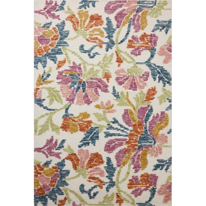 Loloi Tilly Ivory / Multi TIL-02 2ft.-3in. X 3ft.-9in. Rect. Rug
