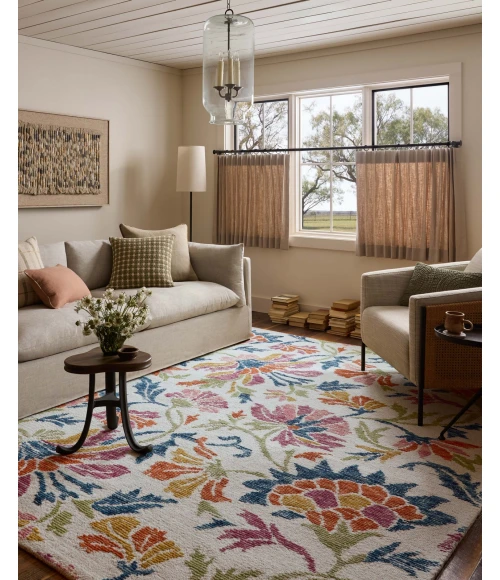 Loloi Tilly Ivory / Multi TIL-02 3ft.-6in. X 5ft.-6in. Rect. Rug