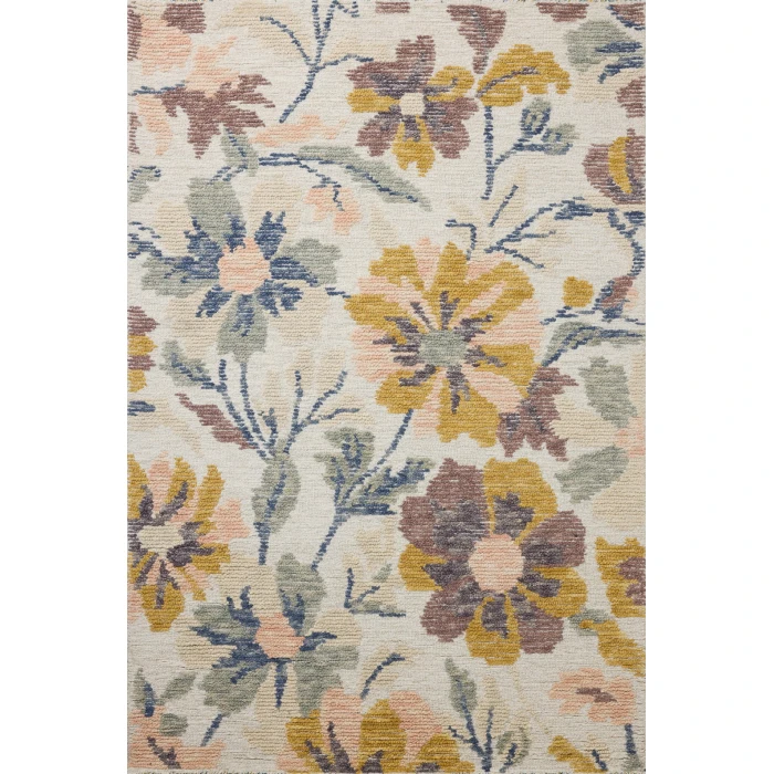 Loloi Tilly Bone / Multi TIL-03 2ft.-6in. X 7ft.-6in. Rect. Rug