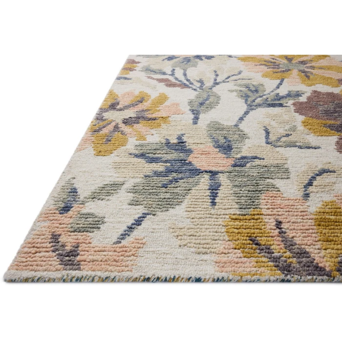 Loloi Tilly Bone / Multi TIL-03 2ft.-6in. X 7ft.-6in. Rect. Rug