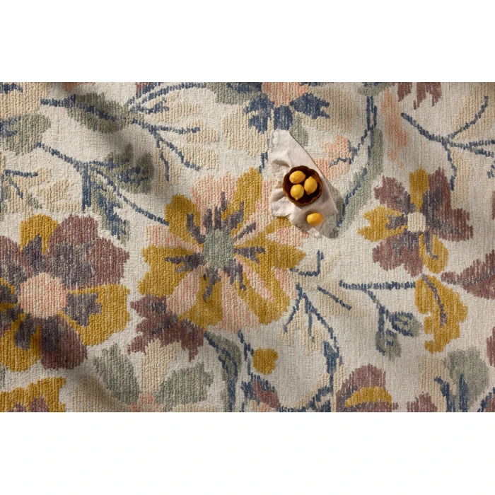 Loloi Tilly Bone / Multi TIL-03 2ft.-6in. X 7ft.-6in. Rect. Rug