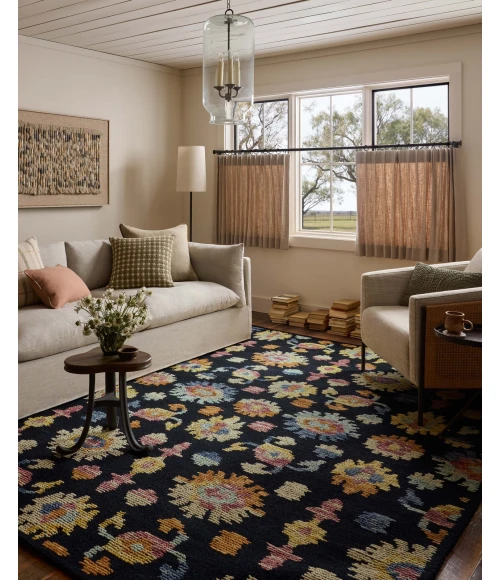 Loloi Tilly Midnight / Multi TIL-04 3ft.-6in. X 5ft.-6in. Rect. Rug