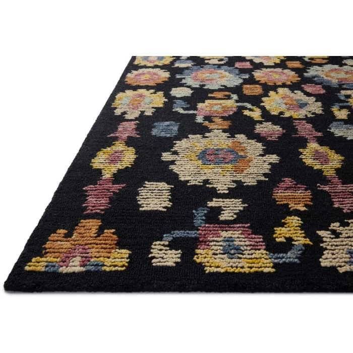 Loloi Tilly Midnight / Multi TIL-04 18in. X 18in. Sample Rect. Rug