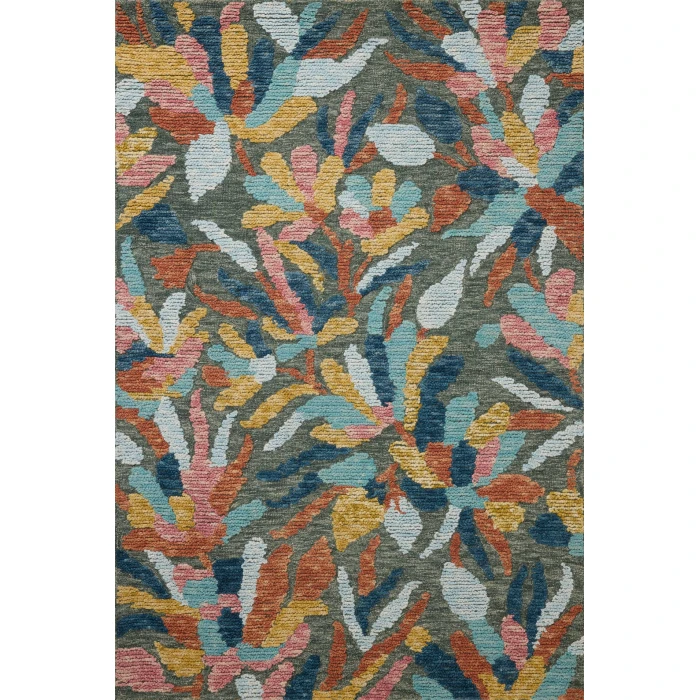 Loloi Tilly Green / Multi TIL-05 2ft.-3in. X 3ft.-9in. Rect. Rug