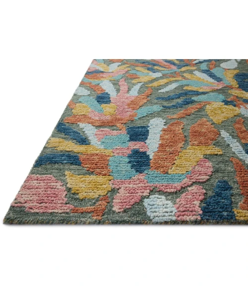 Loloi Tilly Green / Multi TIL-05 2ft. X 5ft. Rect. Rug