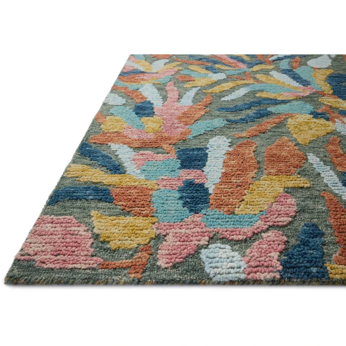 Loloi Tilly Green / Multi TIL-05 2ft.-3in. X 3ft.-9in. Rect. Rug