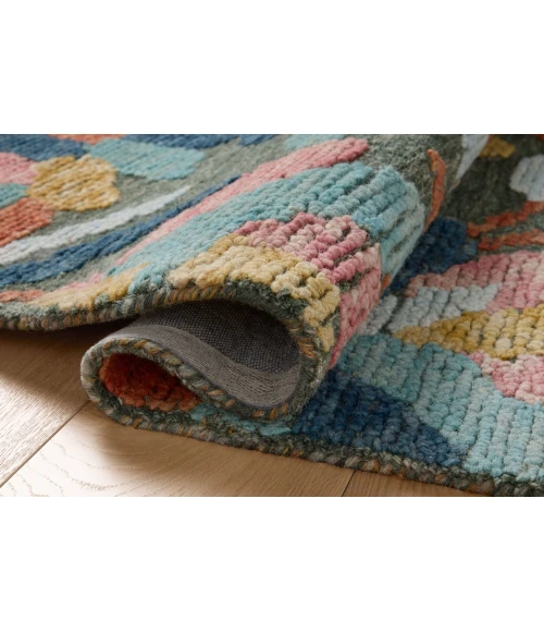 Loloi Tilly Green / Multi TIL-05 2ft. X 5ft. Rect. Rug