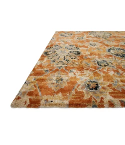 Loloi Torrance TC-14 RUST Area Rug 5 ft. 0 in. X 7 ft. 6 in. Rectangle