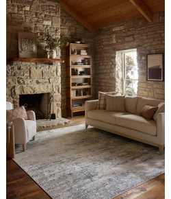 Loloi Townes Ivory / Sky TOW-04 2ft.-7in. X 10ft. Rect. Rug