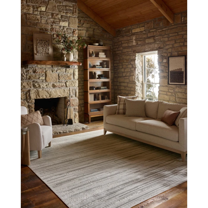 Loloi Townes Beige / Grey TOW-05 6ft.-7in. X 9ft.-2in. Rect. Rug