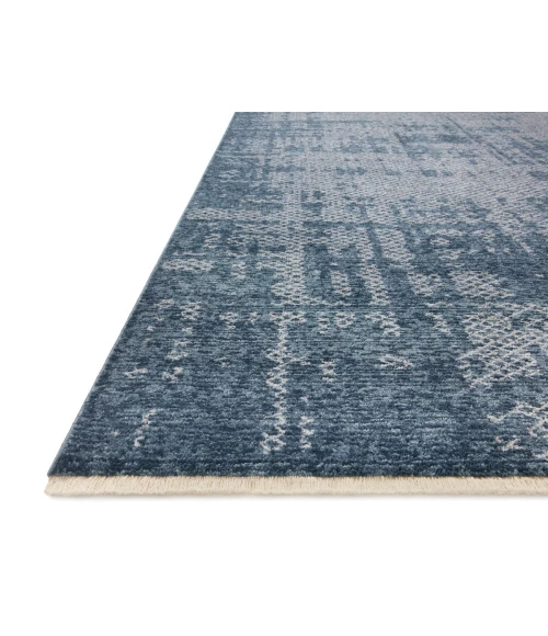 Loloi II Vance VAN-01 Denim / Dove 2'-7" x 12'-0" Area Rug