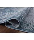 Loloi II Vance VAN-01 Denim / Dove 2'-7" x 12'-0" Area Rug