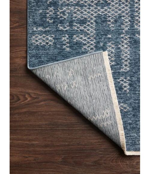 Loloi II Vance VAN-01 Denim / Dove 2'-7" x 12'-0" Area Rug