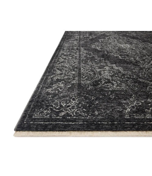 Loloi II Vance VAN-03 Charcoal / Dove 2'-7" x 12'-0" Area Rug