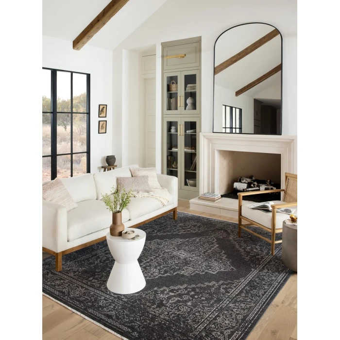 Loloi II Vance VAN-03 Charcoal / Dove 2'-7" x 10'-0" Area Rug
