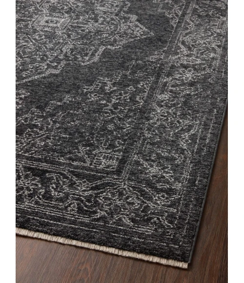 Loloi II Vance VAN-03 Charcoal / Dove 2'-7" x 12'-0" Area Rug