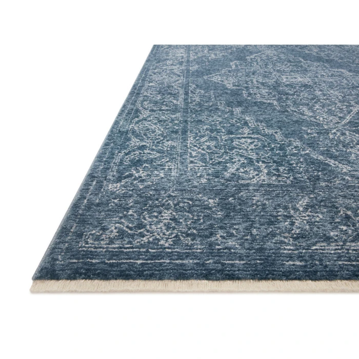 Loloi II Vance VAN-03 Denim / Dove 18" x 18" Sample Area Rug