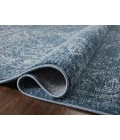 Loloi II Vance VAN-03 Denim / Dove 18" x 18" Sample Area Rug