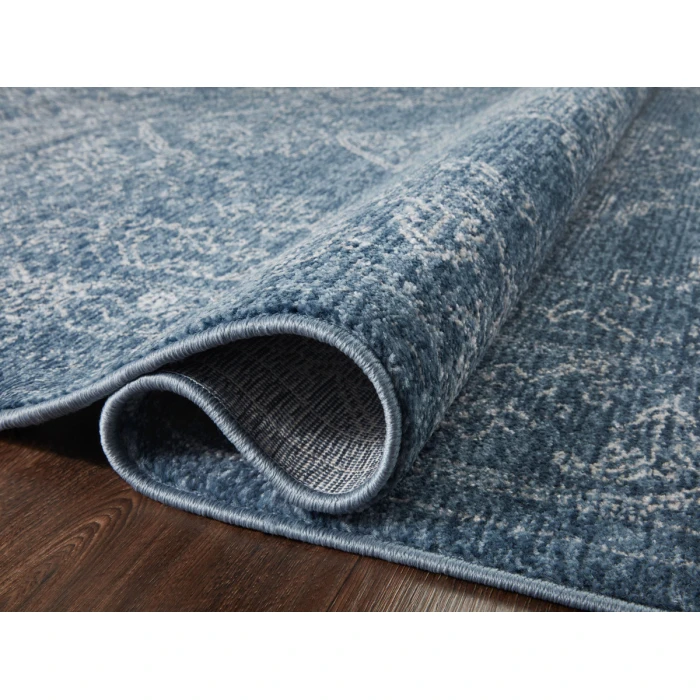 Loloi II Vance VAN-03 Denim / Dove 18" x 18" Sample Area Rug