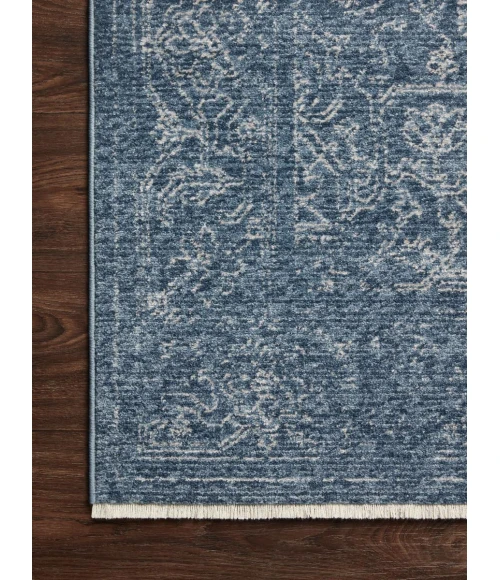 Loloi II Vance VAN-03 Denim / Dove 18" x 18" Sample Area Rug
