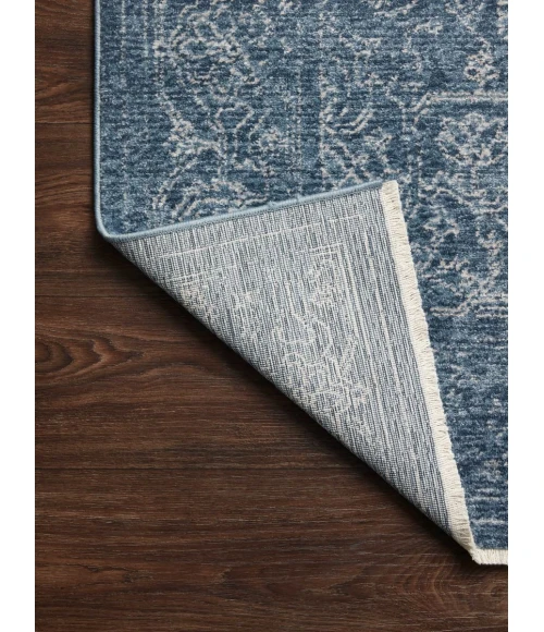 Loloi II Vance VAN-03 Denim / Dove 18" x 18" Sample Area Rug