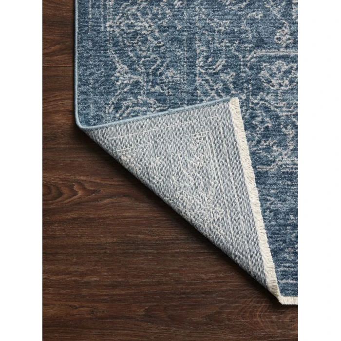 Loloi II Vance VAN-03 Denim / Dove 18" x 18" Sample Area Rug