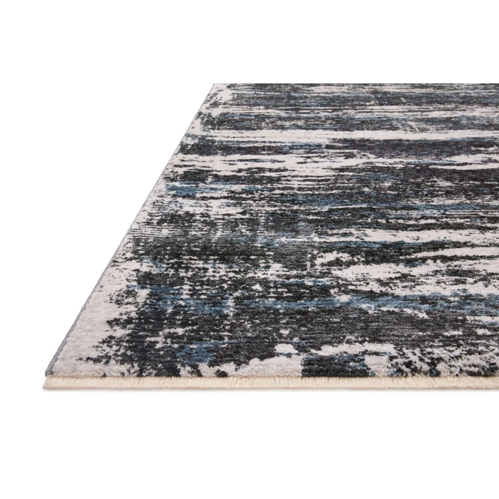 Loloi II Vance VAN-04 Charcoal / Dove 18" x 18" Sample Area Rug