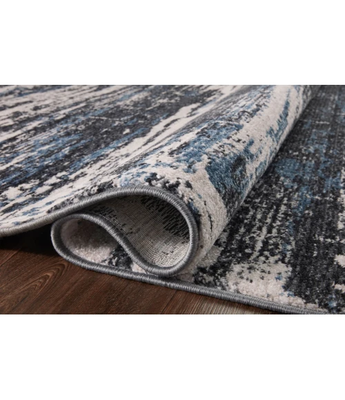 Loloi II Vance VAN-04 Charcoal / Dove 2'-7" x 12'-0" Area Rug