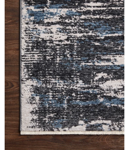 Loloi II Vance VAN-04 Charcoal / Dove 2'-7" x 12'-0" Area Rug