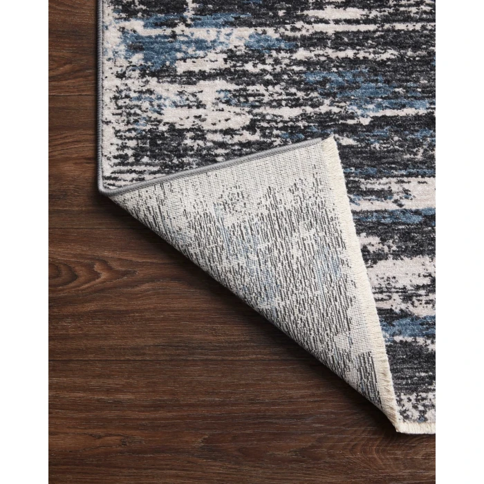 Loloi II Vance VAN-04 Charcoal / Dove 18" x 18" Sample Area Rug