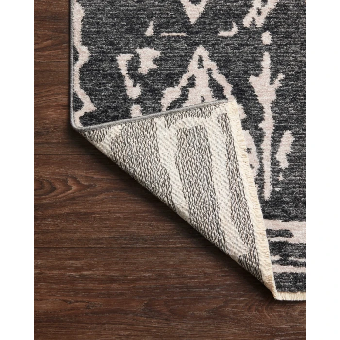 Loloi II Vance VAN-07 Charcoal / Dove 18" x 18" Sample Area Rug