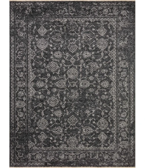 Loloi II Vance VAN-09 Charcoal / Dove 2'-7" x 10'-0" Area Rug