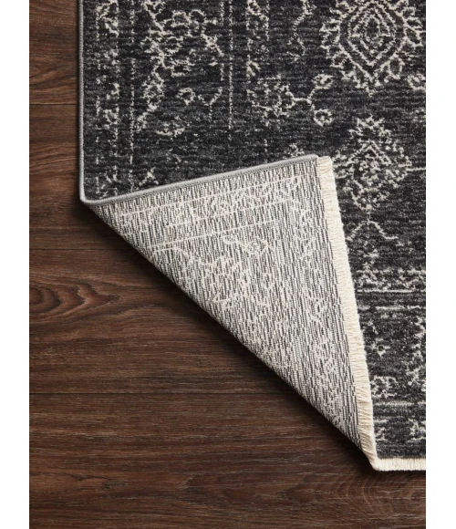 Loloi II Vance VAN-09 Charcoal / Dove 2'-7" x 10'-0" Area Rug