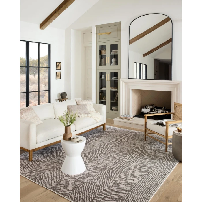 Loloi II Vance VAN-10 Taupe / Dove 18" x 18" Sample Area Rug