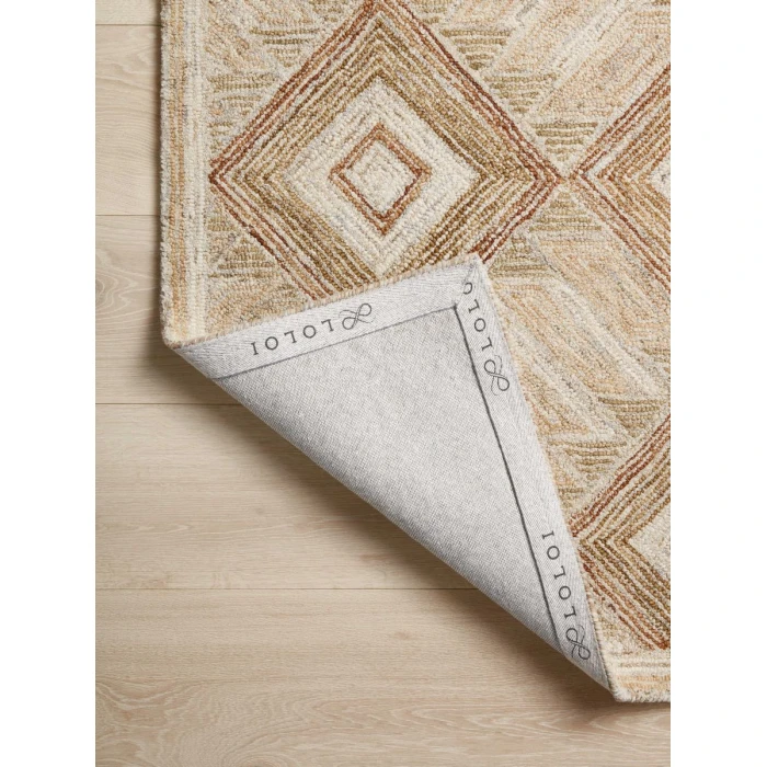 Loloi Varena Sand / clay VAR-01 18 in. X 18 in. Sample Rug