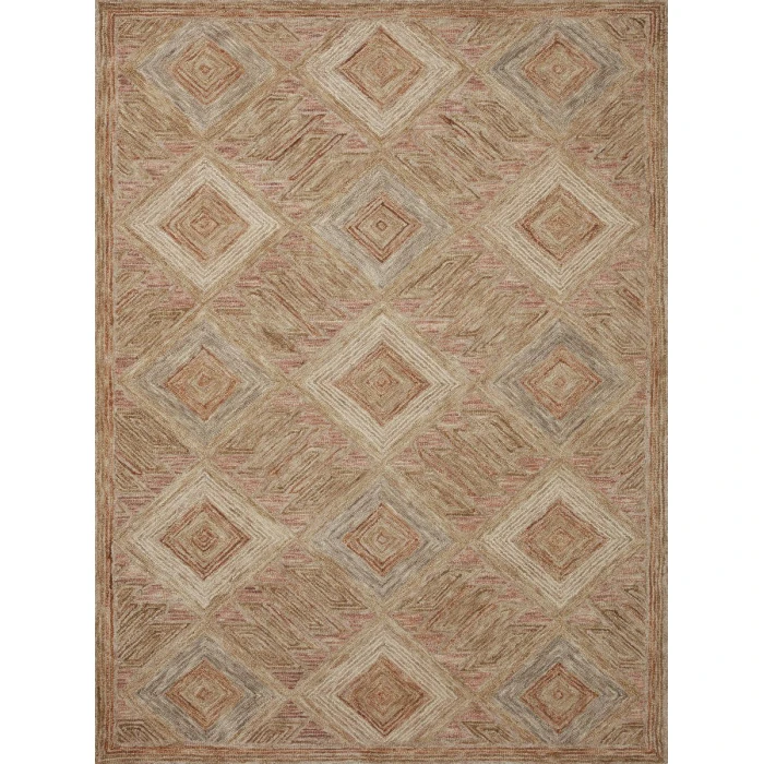 Loloi Varena Berry / Multi VAR-02 18 in. X 18 in. Sample Rug