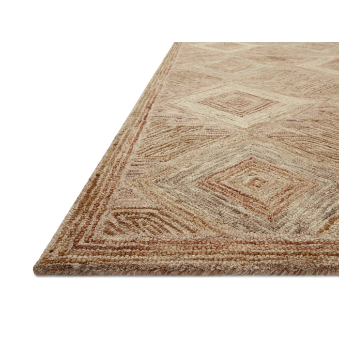 Loloi Varena Berry / Multi VAR-02 18 in. X 18 in. Sample Rug