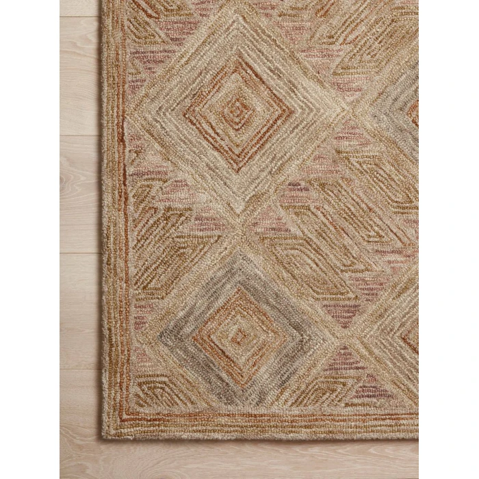 Loloi Varena Berry / Multi VAR-02 18 in. X 18 in. Sample Rug