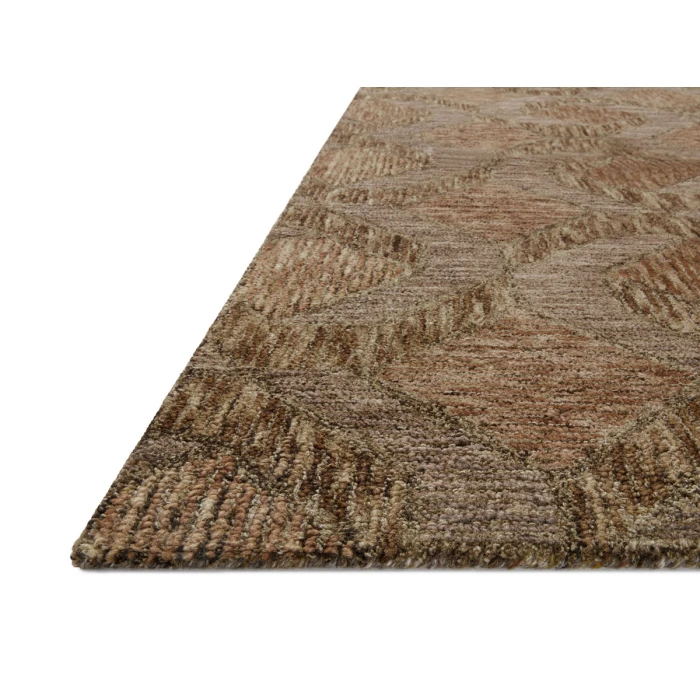 Loloi Varena Rust / Bark VAR-03 18 in. X 18 in. Sample Rug